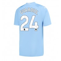 Dres Manchester City Josko Gvardiol #24 Domaci 2023-24 Kratak Rukav